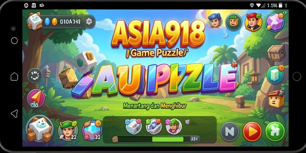 Tampilan gameplay ASIA918 yang menarik dalam menyelesaikan puzzle.