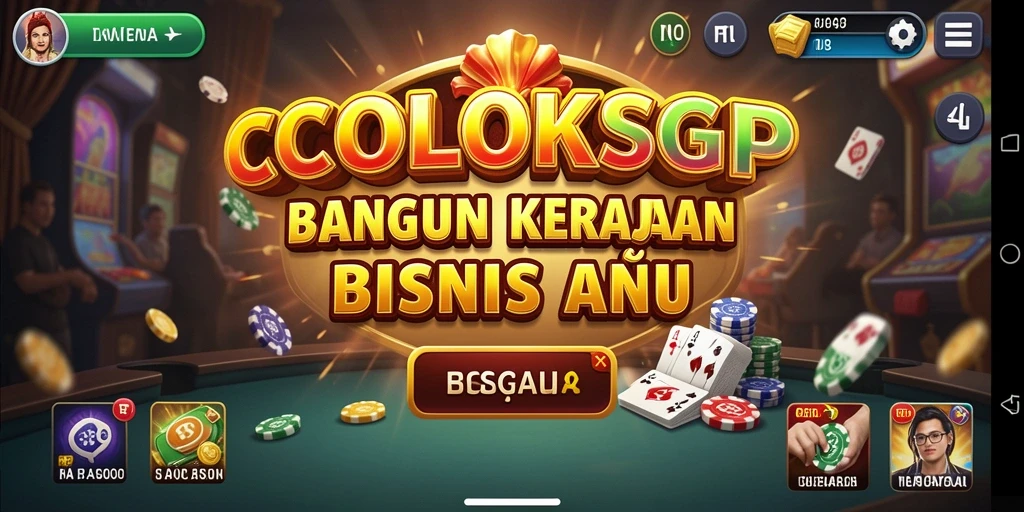 Tampilan gameplay COLOKSGP yang penuh warna dan interaktif.