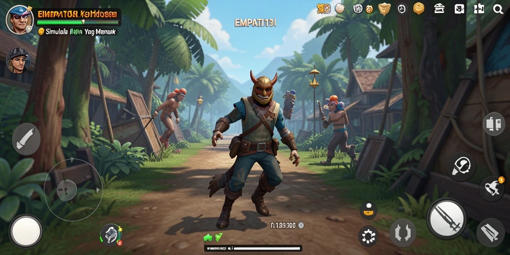 Screenshot EMPATI138 menampilkan gameplay simulasi yang seru dan interaktif.