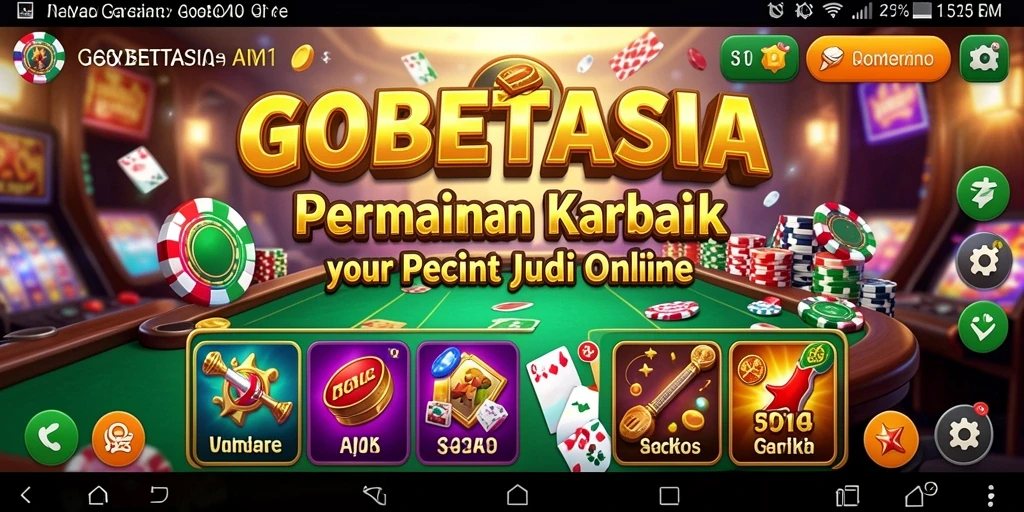 Tampilan gameplay GOBETASIA yang mendebarkan dan interaktif.