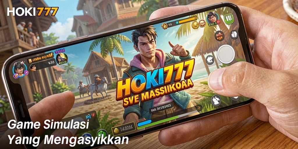 Tampilan gameplay HOKI777 yang menarik dalam simulasi kehidupan.