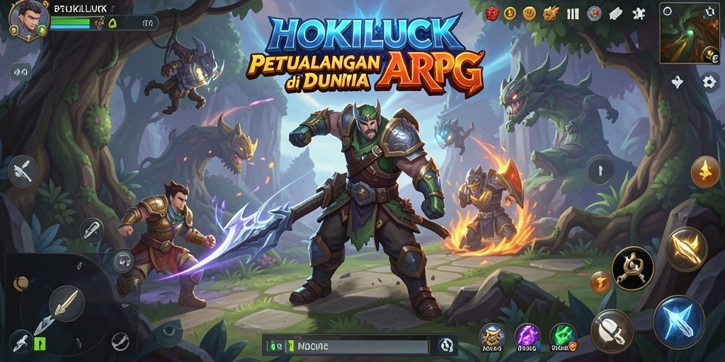 Gameplay HOKILUCK yang mendebarkan dan penuh aksi ARPG.