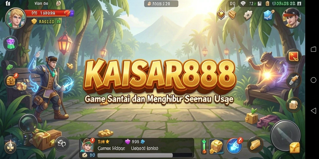 Screenshot utama KAISAR888 menunjukkan gameplay yang penuh warna dan mengasyikkan.