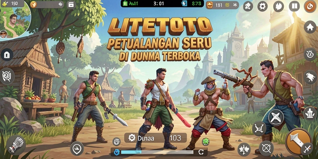 Gameplay LITETOTO yang menakjubkan di dunia terbuka.
