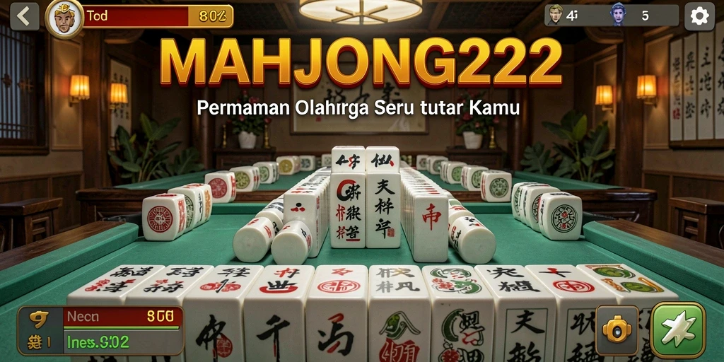 Tampilan gameplay olahraga yang menegangkan di MAHJONG222.