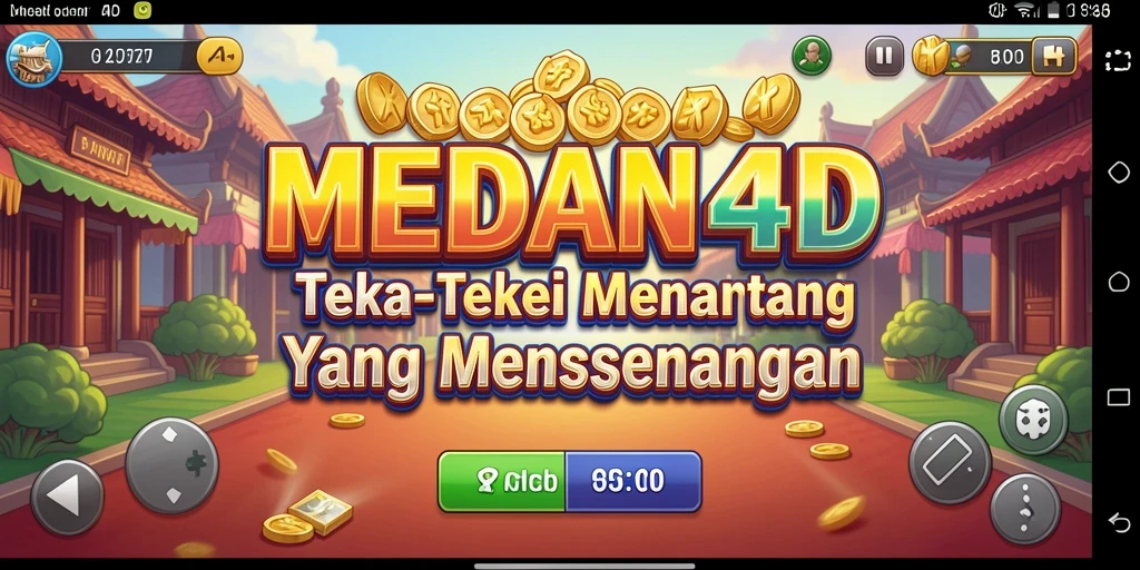 Tampilan gameplay MEDAN4D yang seru dan menantang.