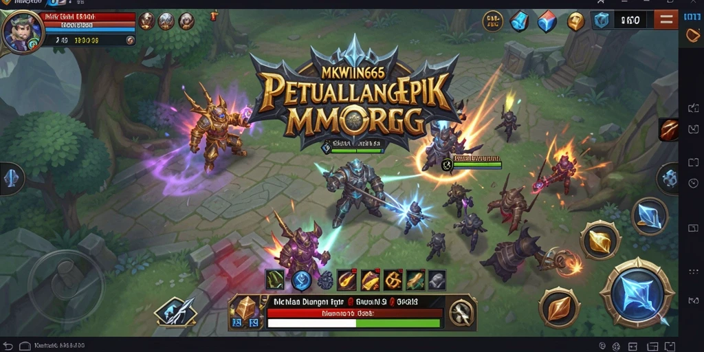 Tampilan gameplay MKWIN666 yang memukau di dunia MMORPG.
