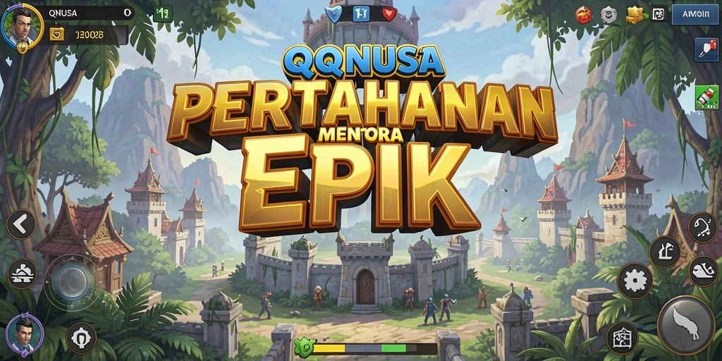 Tampilan menara yang siap bertahan dari serangan musuh.