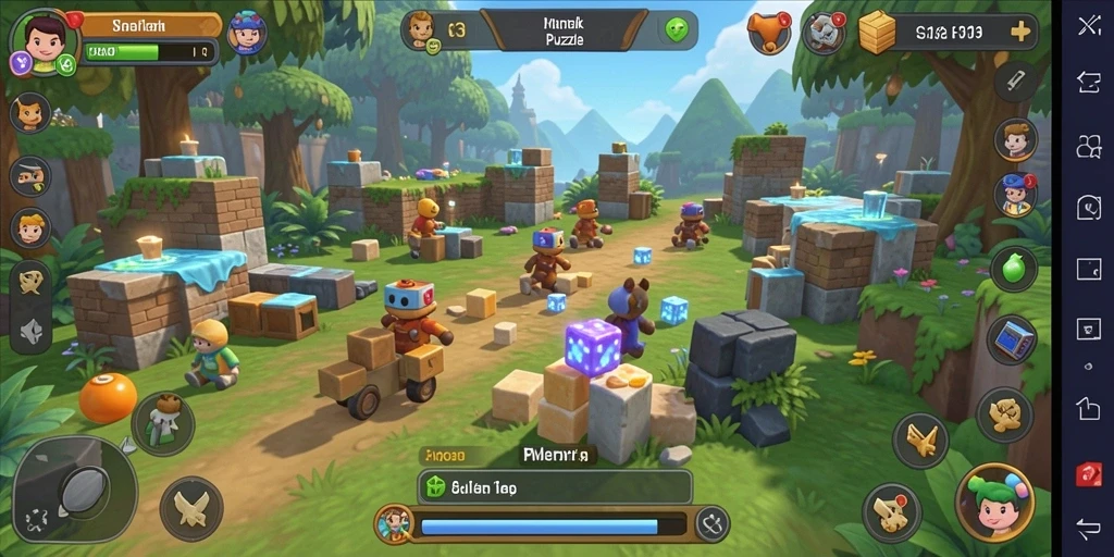 Screenshot S13 menampilkan gameplay Puzzle yang menantang dan seru.