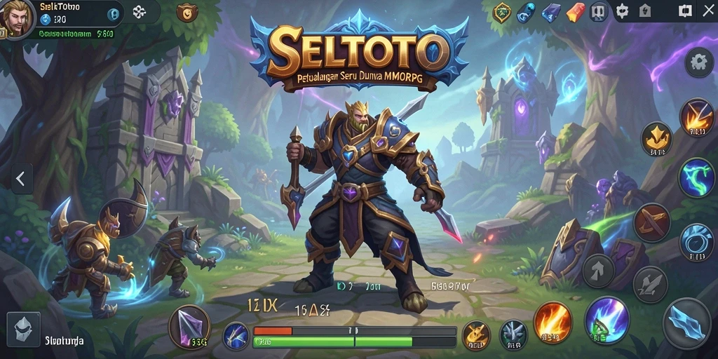 Screenshot gameplay SELTOTO dengan aksi seru di dunia MMORPG.