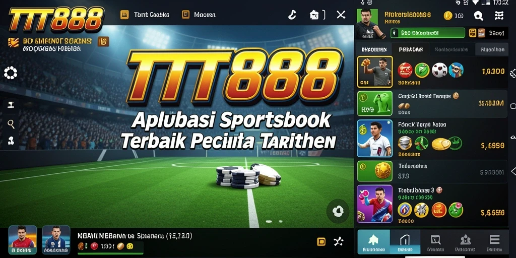 Tampilan menarik dari gameplay taruhan di TTT888.