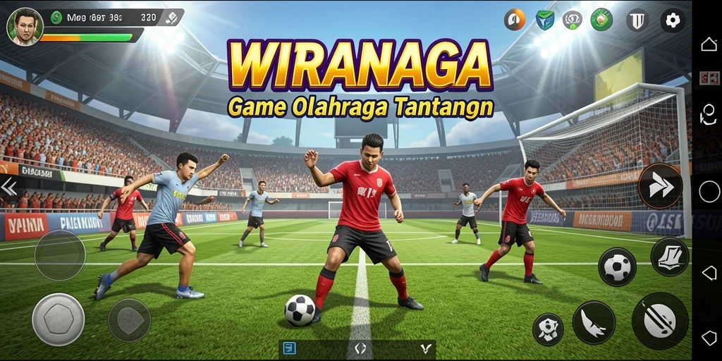Tampilan gameplay WIRANAGA yang intens dan seru.